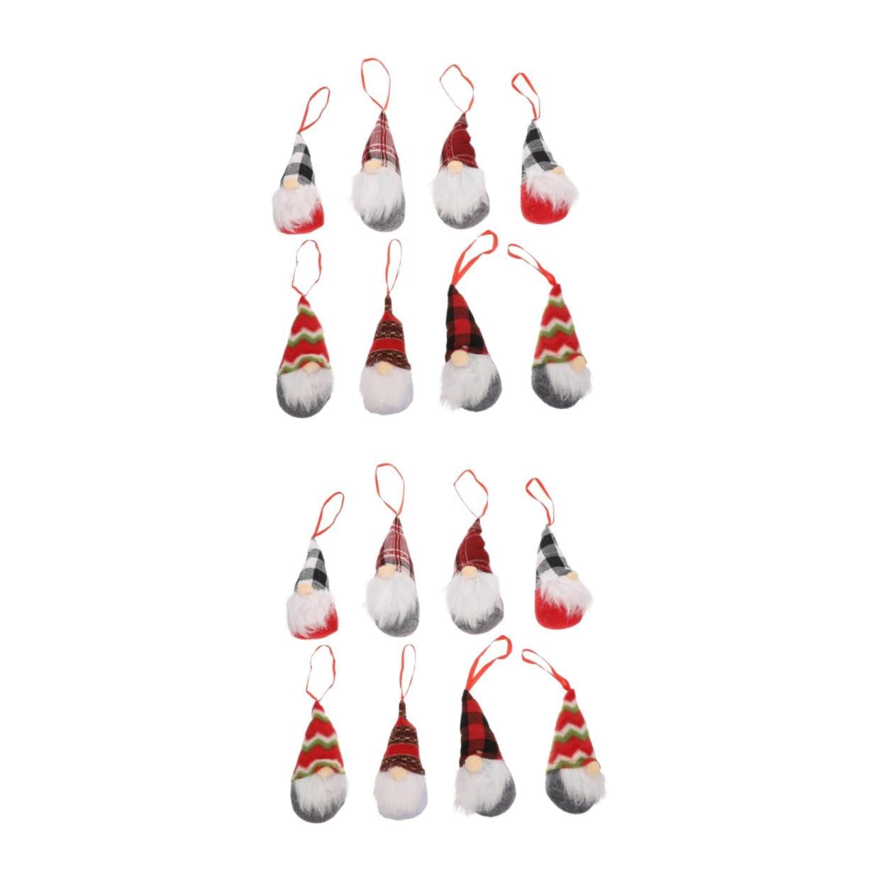 Cabilock 2 Juegos Adorno De Muñeca Sin Rostro Decoraciones Navideñas De Interior Árbol De Navidad Colgando Muñecas Colgantes Navideños Muñecos Navideños Decoración Navideña Hilo 8 Uds * 2