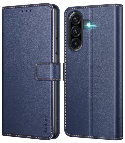 Ganbary Coque pour Samsung Galaxy A17 4G/5G, [Housse en Cuir PU Premium] [Etui à Rabat] [Pochette de Portefeuille], Étui de Protection pour Samsung Galaxy...