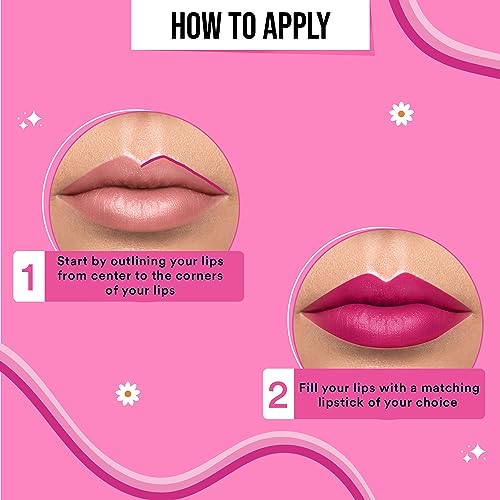 SUGAR POP Velvet Matte Lip Liner 02 Pink Wave - 0.27 gms - Creamy matte finish | Smudge-proof | Waterproof | Transfer-proof - Image 5