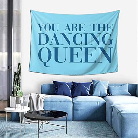 Mamma Mia - You Are The Dancing Queen Tapestry Boutique Wall Tapestry Aesthetic Home Decoration Peach Tapestry 60x40inch Cover