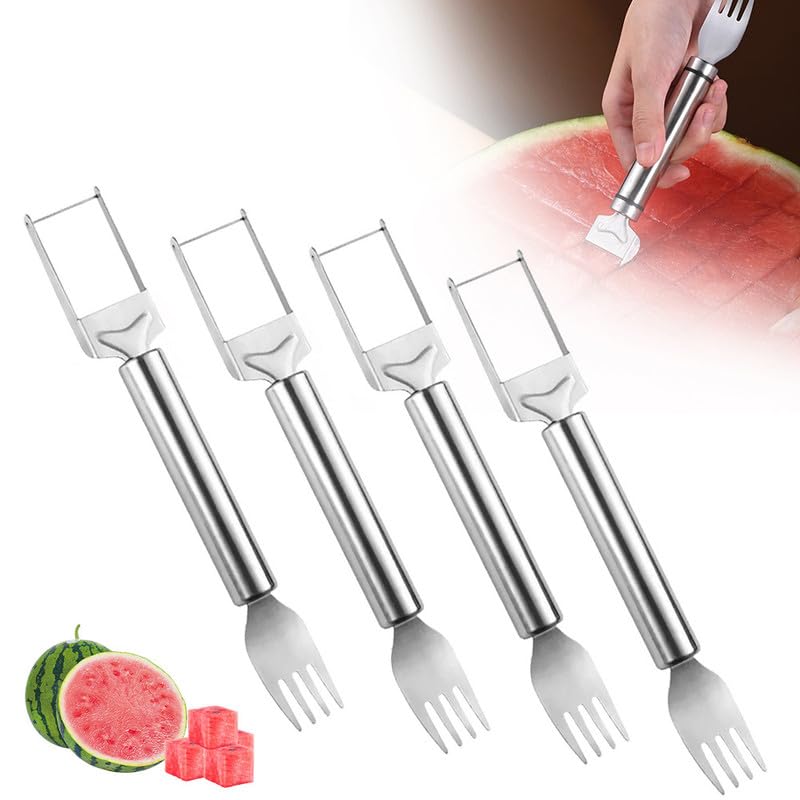 Amazon.com: Upgraded 2-in-1 Stainless Steel Fruit Cutter, 2024 New ...
