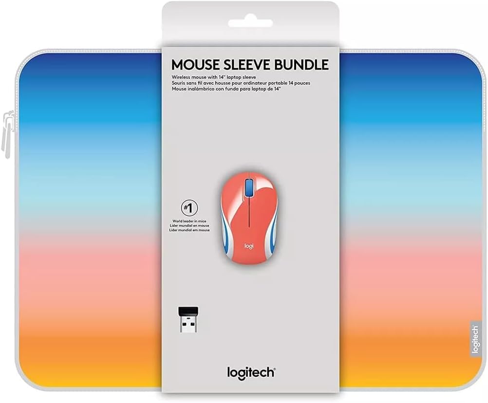 Logitech Mouse Sleeve Bundle, Blue Sunset