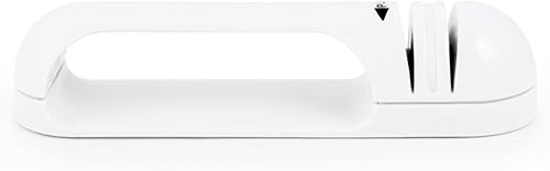 Miniatura 3 de Fox Run Afilador de cuchillos de dos etapas, 2.25 x 7.5 x 1.5 pulgadas, color blanco