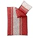Produktbild CelinaTex Fashion Bettwäsche 135x200 cm 2teilig Baumwolle Jola Ornamente Rot Weiß Orange