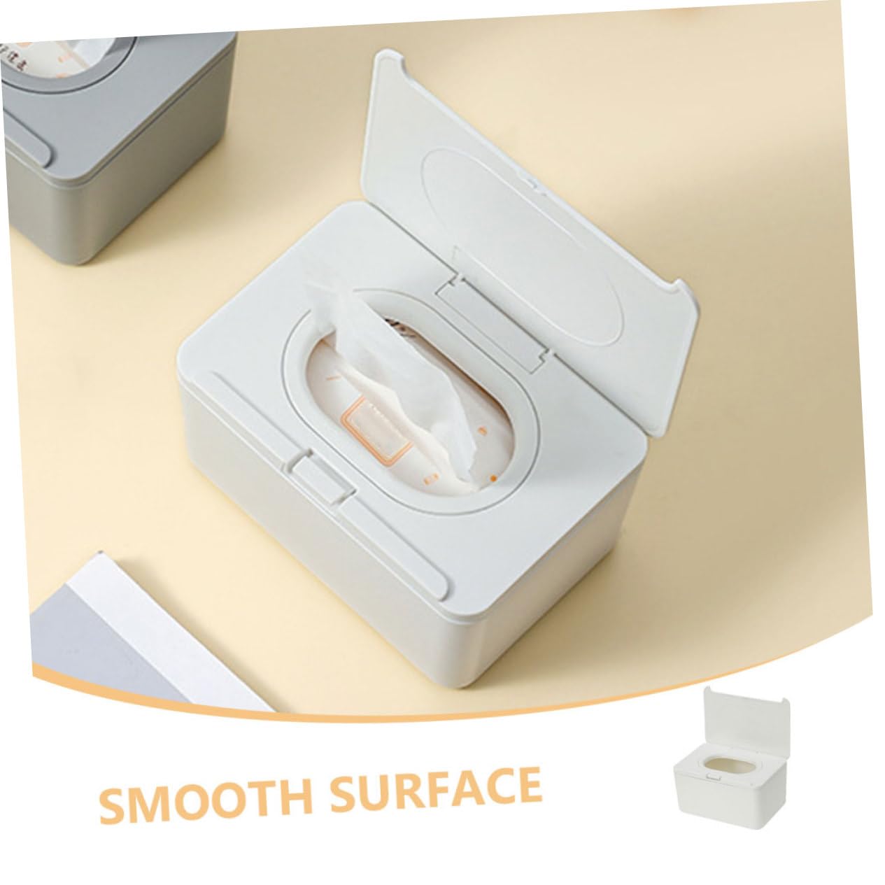 SUPVOX 2 Dispenser Salviette Ricaricabile Contenitore per Salviettine Umidificate Portatile e Facile Design e Resistente Adatto per Bagno