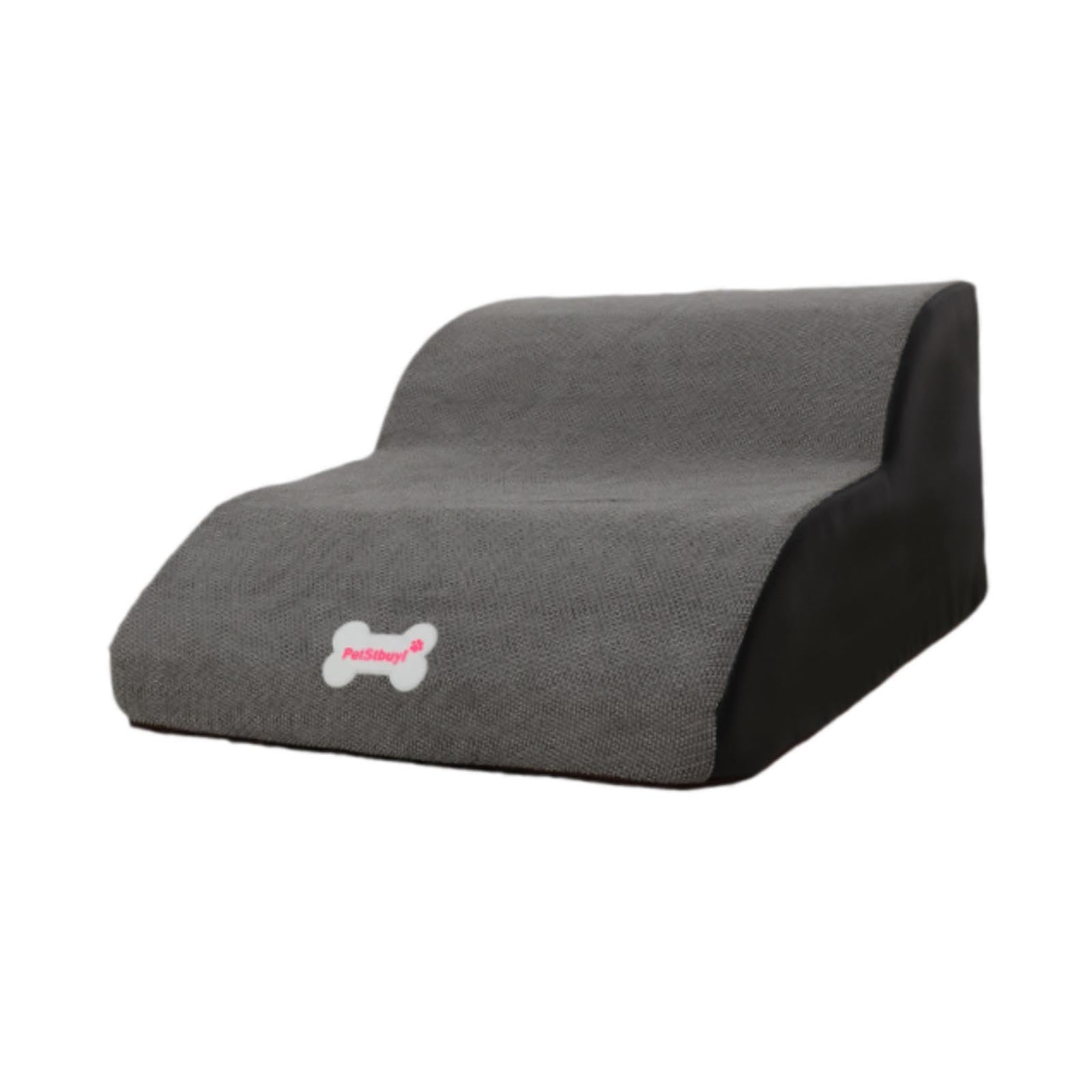 Escalier pour Chien, Deux Marches, échelle pour Animaux, Rampe D'accès pour Canapé, Housse Amovible, éponge de Polyester Douce, Antidérapant, pour