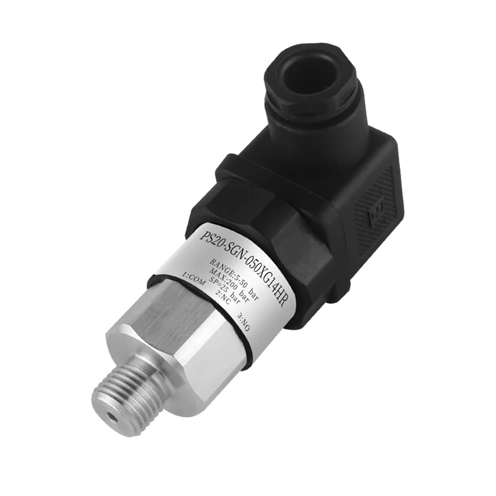 Interruptor de presión ajustable mecánico 10-100bar 50bar Control de pistón de diafragma de acero inoxidable estándar 1 Uds(Beige-single,0.8-5bar)