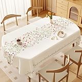 【Nappe anti Taches】Cette nappe protège efficacement votre surface de table contre les taches d'eau, d'huile et de saleté, l'utilisation d'une nappe peut empêcher les rayures, les taches et les taches d'eau et protège la surface de la table, de sorte qu'elle reste comme neuve pendant longtemps. Nappe toile cirée, motifs intemporels et sa palette de couleurs audacieuses se marient parfaitement avec les styles rustiques et modernes.