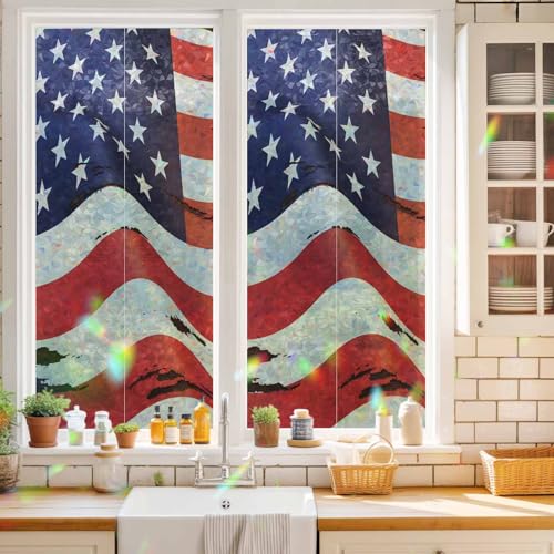 Vinilo Decorativo Ventana Efecto Vidrio Stained Glass 19.6" x 39.3" miniatura 2