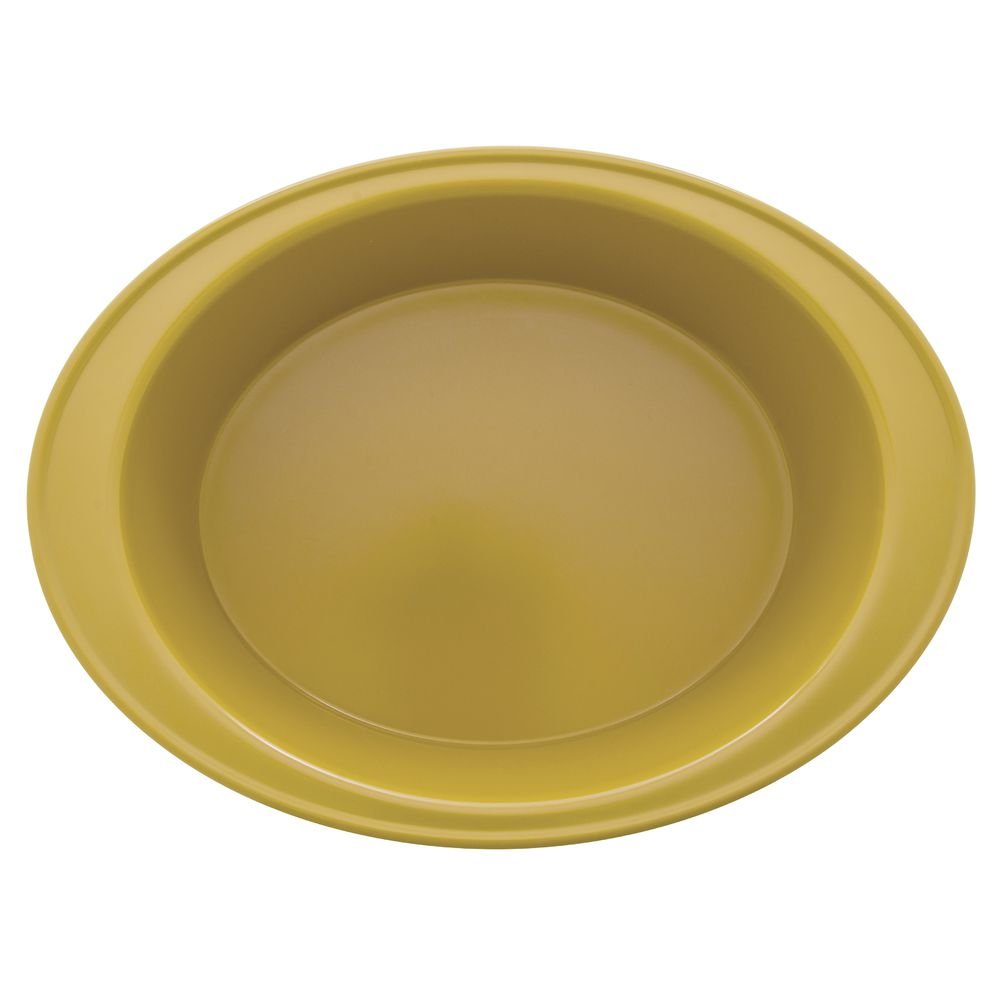 Serving Bowl Oval Mustard Yellow Plastic - 12 3/8 L x 9 1/2 W x 4" H by HUBERT – Melamine, Mustard Yellow, Model H0044-MUSTARD