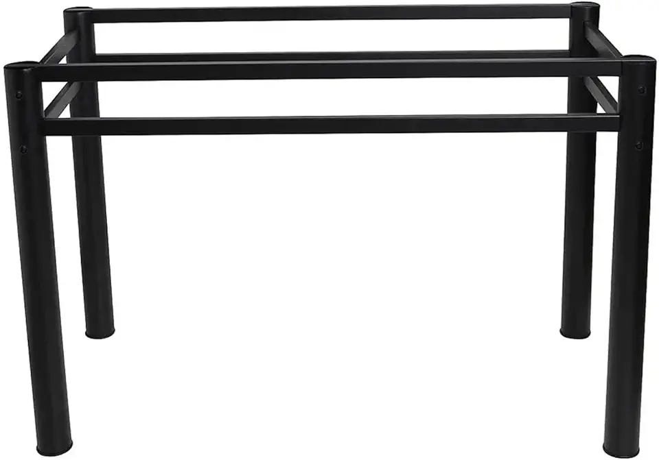 Pé Base De Mesa Jantar Para Tampos Pedra Granito Vidro 1,20 Cor:Preto