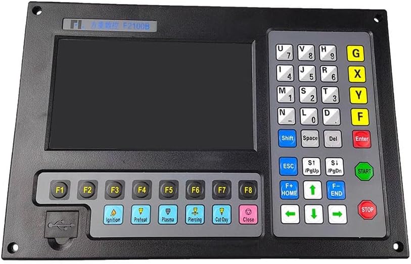 POEIRA 2 Axis Linkage CNC Motion Controller System F2100B 7in HD LCD Display for Plasma Cutting Machine