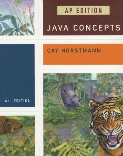 Java Concepts, AP Edition: Cay Horstmann: 9780471737551: Amazon.com: Books