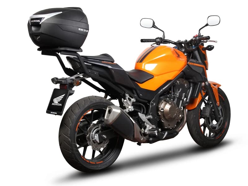 SHAD SH 34 TOP CASE CARBON COFFRE 34 LITRES POUR SCOOTER ET MOTO AVEC PIASTRA UNIVERSEL