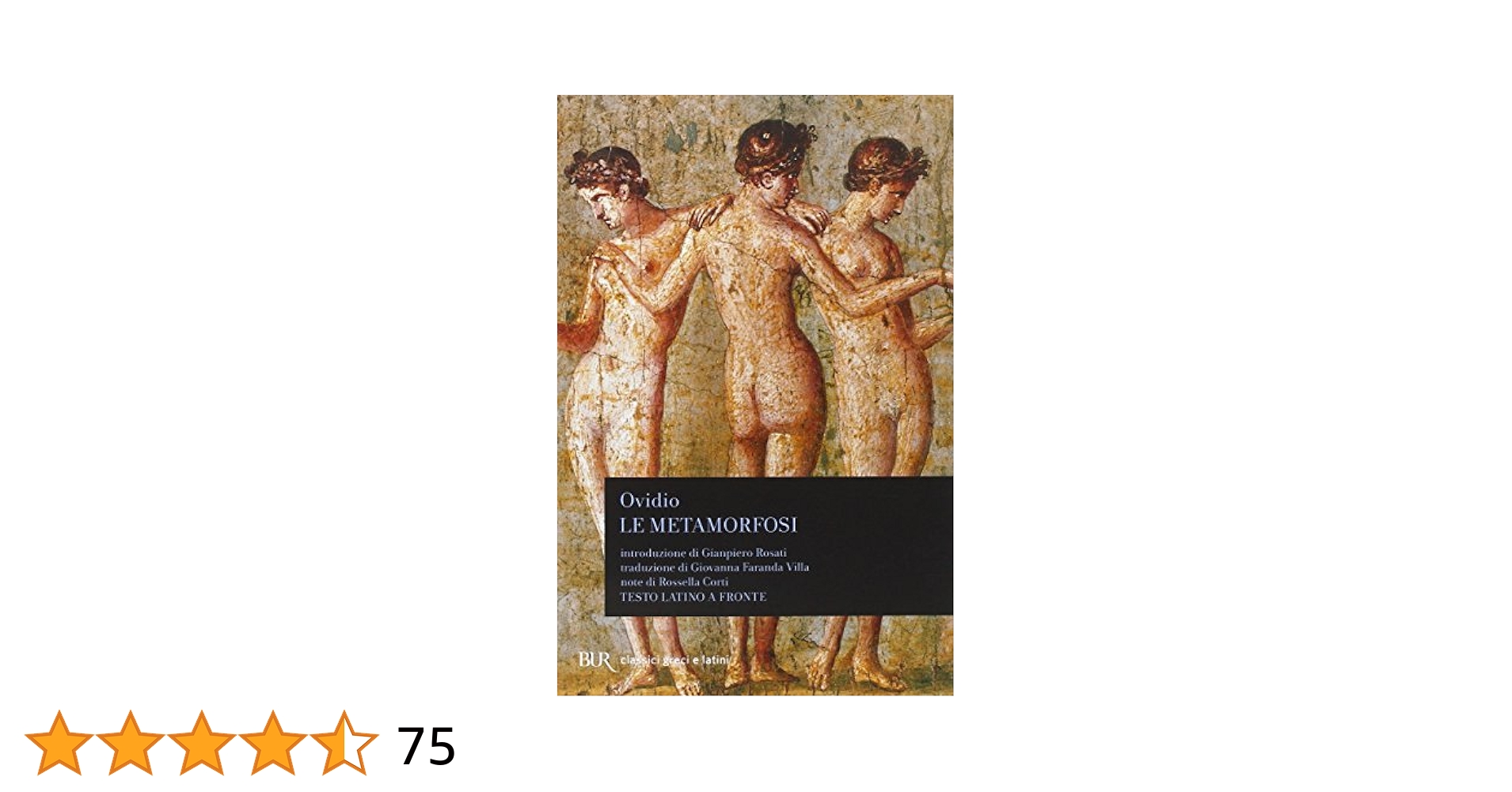 Le metamorfosi [Italian]: P. Nasone Ovidio: 9788817129763