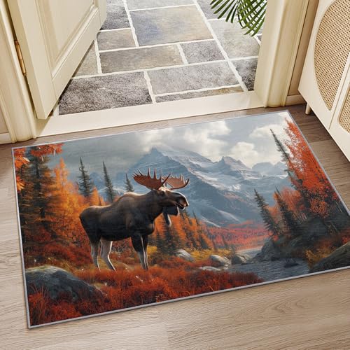 Tapete Moose rectangular 3x4  soft antideslizante lavable miniatura 6