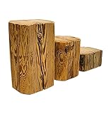 Verleihen Sie jedem Wohnraum und Garten einen EINZIGARTIGEN (VINTAGE) FLAIR, durch die INDIVIDUELLE STRUKTUR und EINZIGARTIGE FÄRBUNG! Am liebsten verwendet als: Blumenhocker, Pflanzenständer, Pflanzenhocker, Skulpturen Ständer, Kerzenständer/Kerzensäule, Podest, Deko für den Hauseingang, Gartendeko oder Fensterdeko.