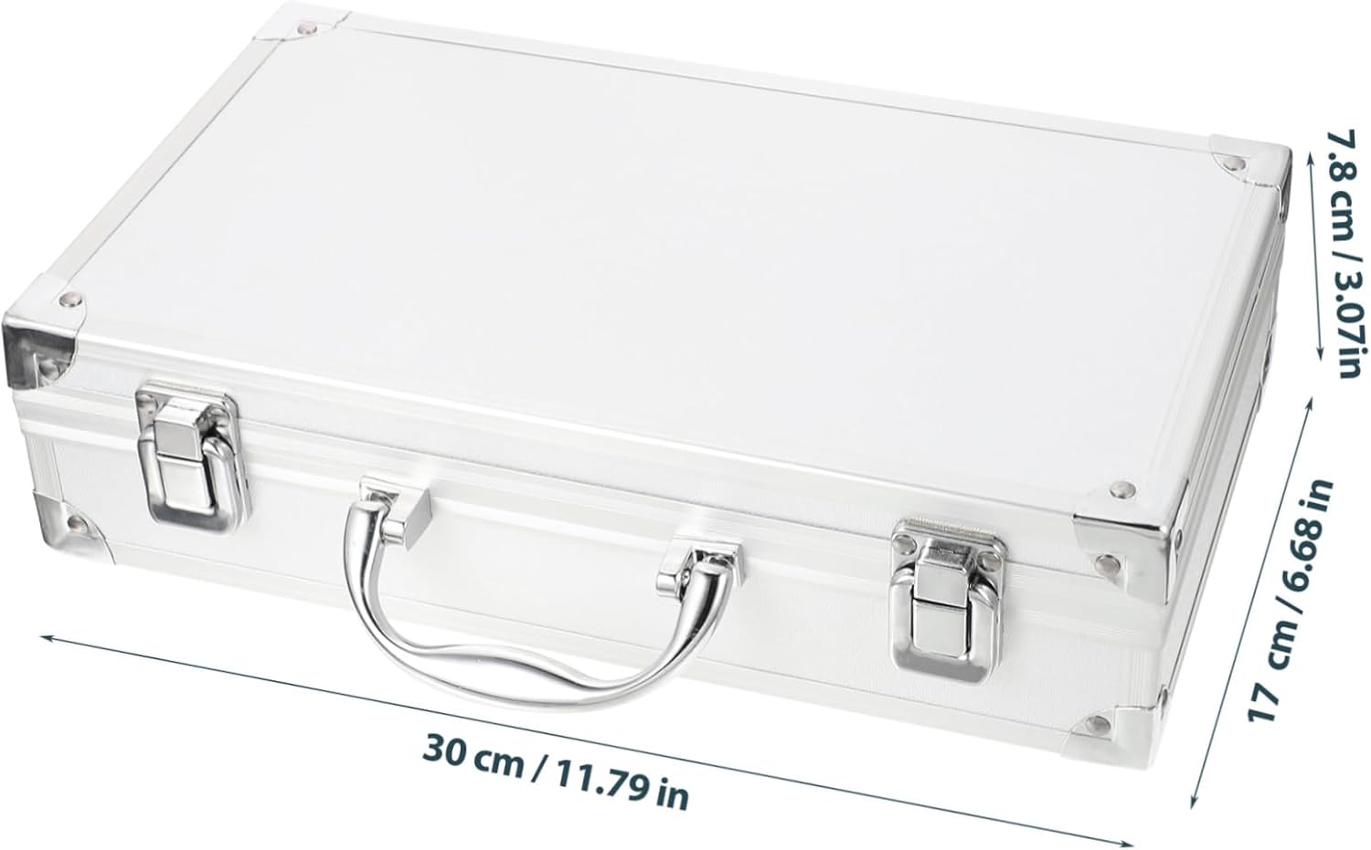 Aluminum Multifunctional Tool Storage Box Lock Portable Medicine Case for Medical Supplies Makeup Organizer 1-Piece Heavy-Duty Hard Case