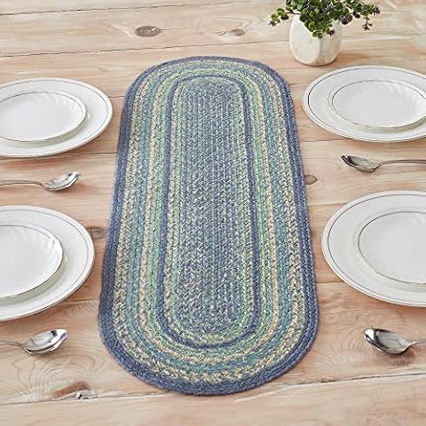 VHC Brands Jolie Farmhouse Table Runner Cover