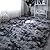 ROCYJULIN Area Rug 5x7 for Bedroom, Fluffy 5x7 Area Rugs for Living Room, Ultra Soft 5x7 Rug Non-Slip Shag Fuzzy Rug for Nursery, Kids, Girls, Boys, Grey
