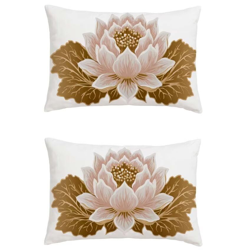 Housse coussin exterieur 80x100cm rectangulaire lin jardin