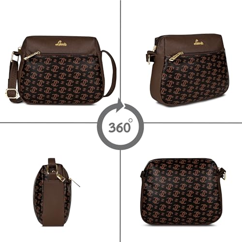 Image of Lavie Women's Mono LL Farah Crossbody Sling Bag | Ladies Purse Handbag | Gift for Women