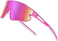 Vista 14 de DUCO Gafas de sol para niños y jóvenes, ligeras, con montura TR90, UV400, para béisbol, ciclismo, para niños y niñas, DK268