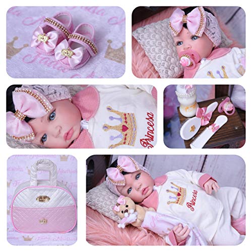 Bebe Reborn Menina Fada Madrinha Real Boneca Princesa