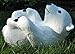 Produktbild JS Garten Deko Gartenfigur Kleiner Eisbär auf Rücken liegend Höhe 18 cm Tierfigur Gartendeko Eisbärfigur Dekofigur aus Beton