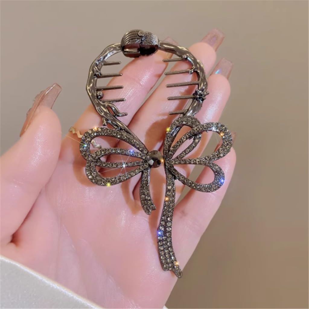 Marble grab clip female hair accessories plate fixed artifacts clips back of the ponytail buckle headwear