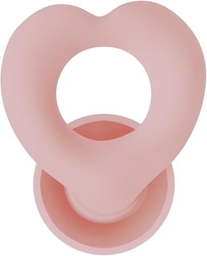 Miniatura 2 de Tapones para los oídos con forma de corazón, adecuados para dormir, leer, cancelación de ruido (rosa)