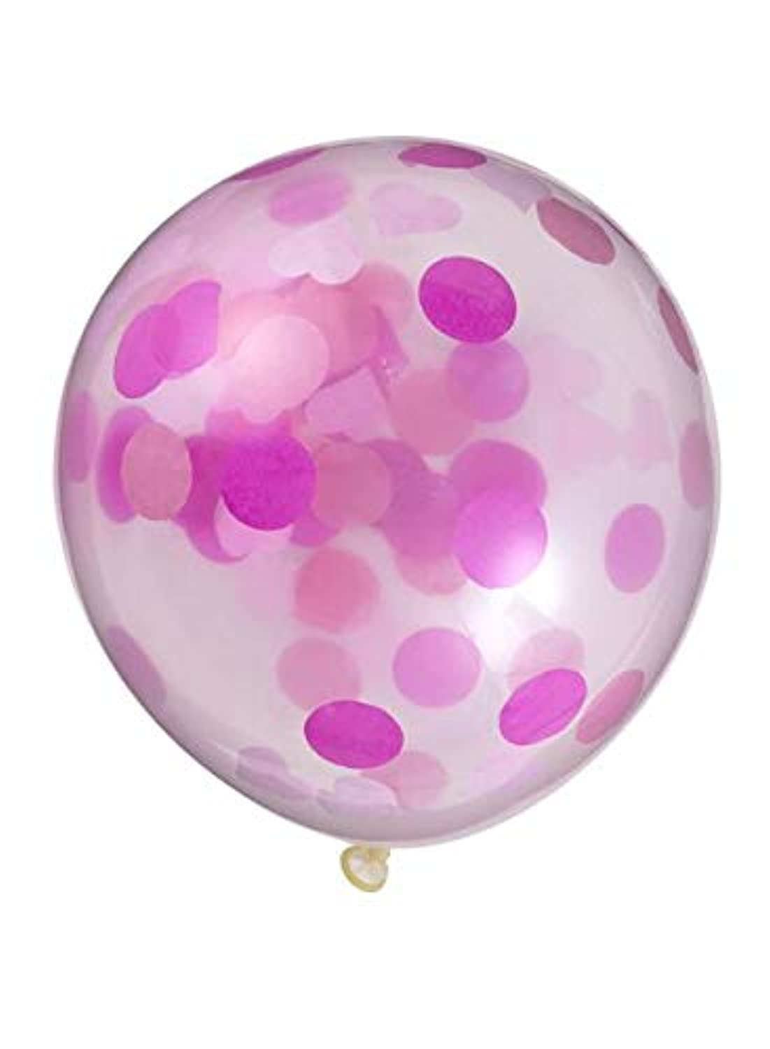 Hema Pink Confetti 6 Pack Balloons