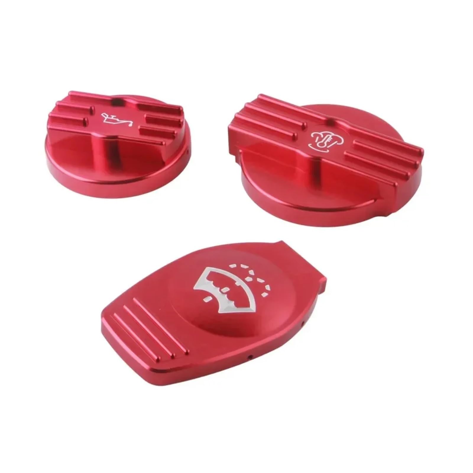 Korek wlewu oleju Pasuje do VW CC Golf 6 R MK6 Scirocco EA888 osłona silnika aluminiowy korek wlewu oleju korek wlewu butelki(Red)