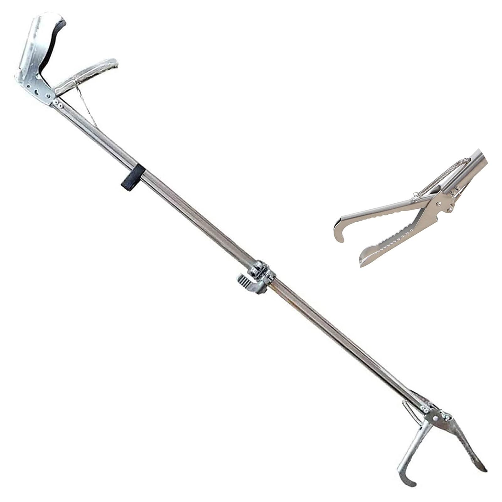 GeRRiT Pinza A Serpente Extra Lunga 150 Cm, Pinza per Serpenti Pieghevole, Pinza A Serpente Pieghevole per Rettili, Attrezzo Professionale per La Manipolazione della Mascella Larga