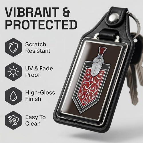 Image of Brotherhood Car Key Chain for Monte Carlo - Classic Models Keychain for Men and Women Gift Key Ring