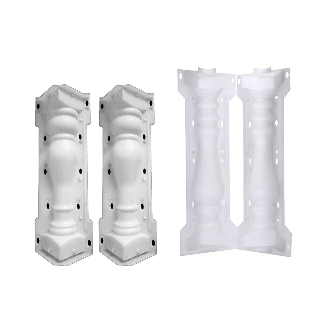 Molde de Columna Romana para Jardín, Efecto Piedra, Bricolaje, Patio, Molde de Pavimento de Plástico para Hacer Cemento, Piscina, Decoración