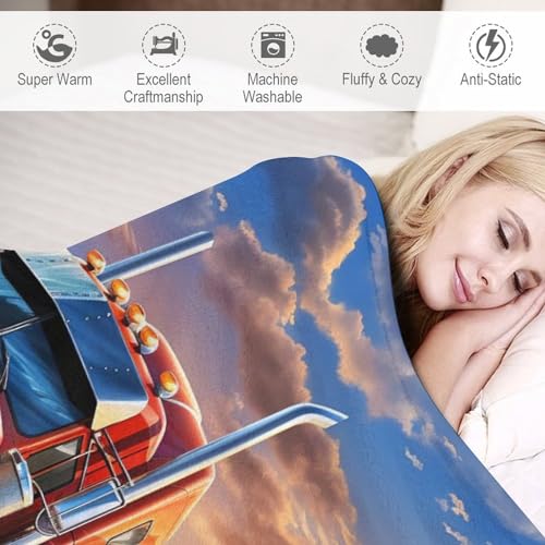 Couverture en flannel couche douce finitions haut de gamme lit