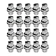 20-teilige Radmutternschrauben RRD500290A Kompatibel mit La-nd Rover LR3 LR4 Ran-ge Rover # RRD500290 RRD500510 LR068126