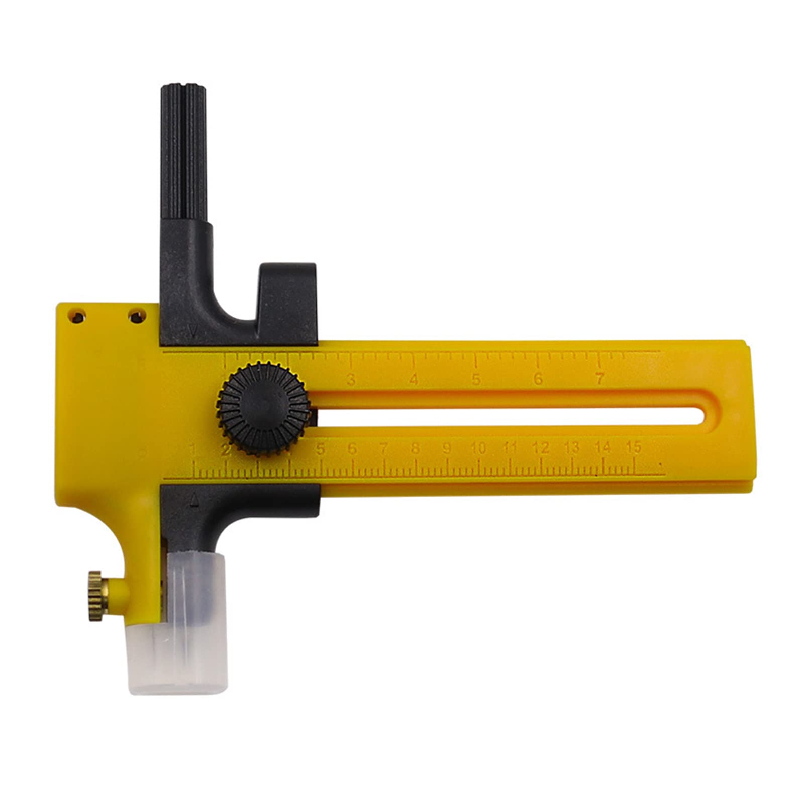 Hsioluted Compass Cutter Adjustable Paper Cutter Rotary Paper Trimmer for Kids Scrapbooking Card Making Decoration Cutting Compass Cutting Tool