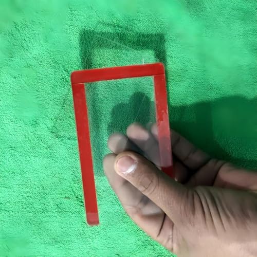 Image of AutokraftZ Card Holder for Car Windshield with Mini Brush| Transparent Cover | Access Cards - Strong Adhesive Sticker Mount, Easy Insert & Remove | Durable Anti-Slip Design for All 4-Wheelers