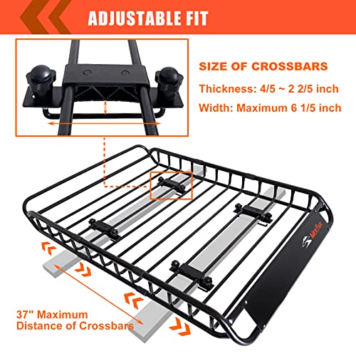 image for MeeFar Roof Rack Carrier Basket Universal Rooftop 51