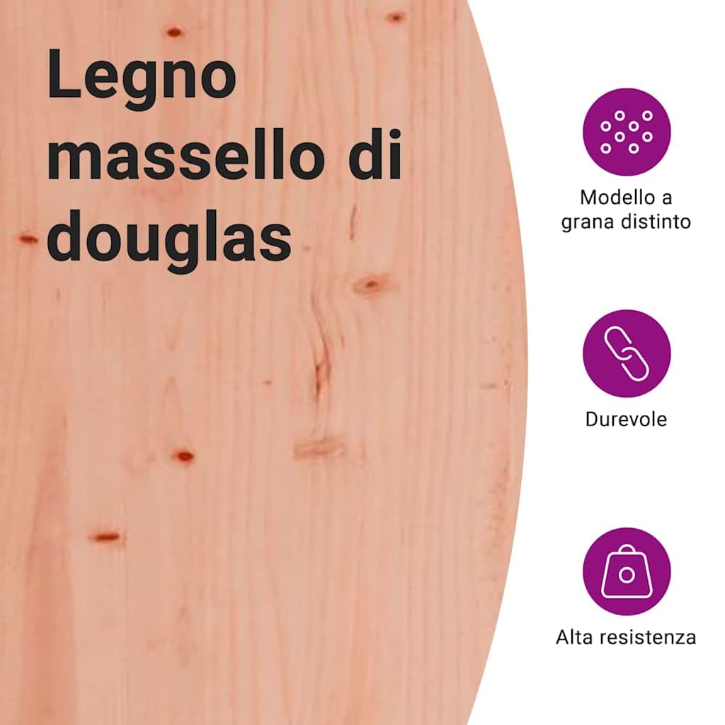 vidaXL Set da Gioco da Esterno in Legno Massello di Douglas