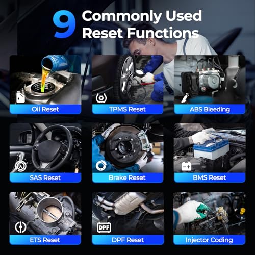 TOPDON Upgraded AD600S OBD2 Scanner, Diagnostic Tool, ABS SRS Transmission Engine Code Reader, 9 Reset Services Scan Tool, Oil/Brake/BMS/SAS/DPF/TPMS/ETS Reset, Injector Coding, Lifetime Free Update