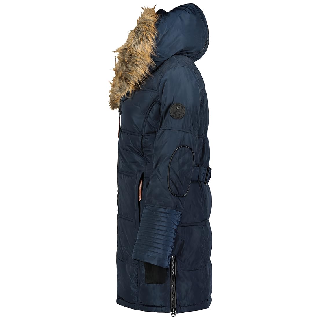 Canadian Peak Beauty Lady - Parka Longue Epaisse Chaude Femme Automne Hiver - Manteau Fin Capuche Fausse Fourure - Bluzka Coupe Vent - Doudoune Elegante Femmes
