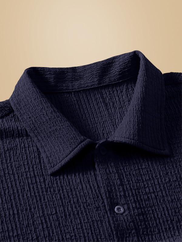 Image of Tee Projekt Textured Shirts for Men || Casual Shirt for Men || Comfortable and Stylish for Every Wardrobe