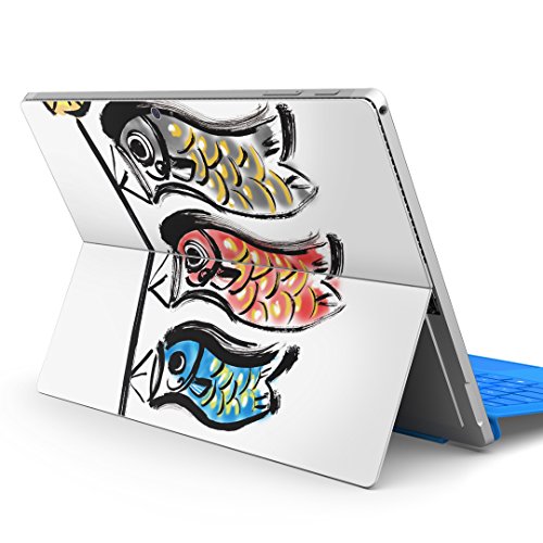 igsticker Surface pro7 (2019) pro6 pro2017 pro4 専用 スキンシール サーフェス ノートブック ノートパソコン カバー ケース フィルム ステッカー アクセサリー 保護 012891 こいのぼり 節句 こどもの