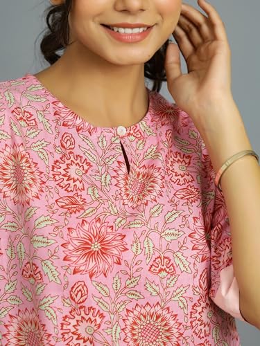 Image of Ravaiyaa - Attitude is everything Womens Soft Crepe Silk Casual Dress Summer Floral Printed Dress Ladies Tank Midi Sundress