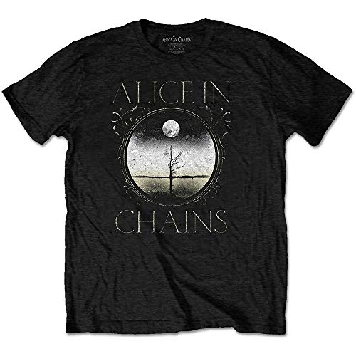 T-Shirt Alice in Chains Moon Tree Rock Off en coton pour homme et style unisexe