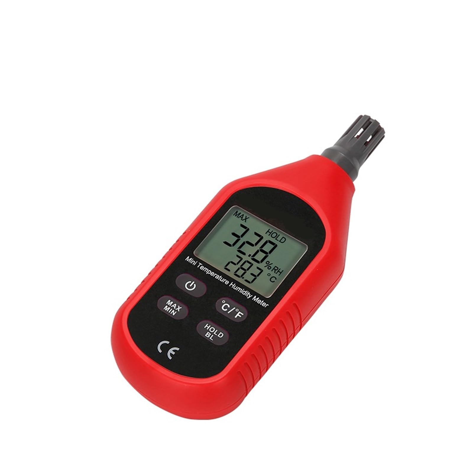 Mini Miernik Temperatury I Wilgotności Kryty Higrometr Zewnętrzny Wskaźnik Przeciążenia Konwersja Jednostki Podświetlenie LCD Dokładny Monitor