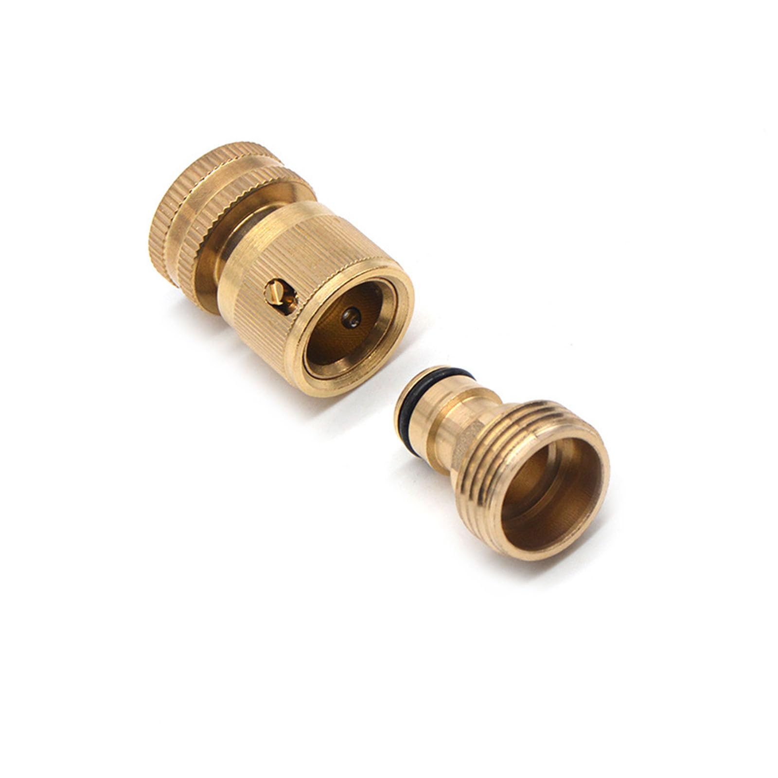 Conector de manguera de agua, válvula de aislamiento, interruptor de cierre de válvula de bola, boquilla rociadora de 3/4 ", pistolas de agua, rociador de rociado directo de alta presión de latón, con
